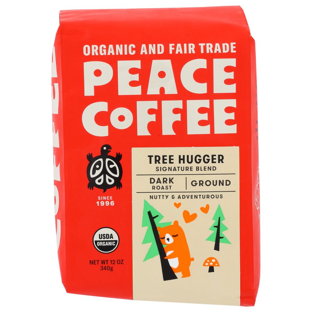 PEACE COFFEE: Coffee Grnd Treehugger, 12 oz