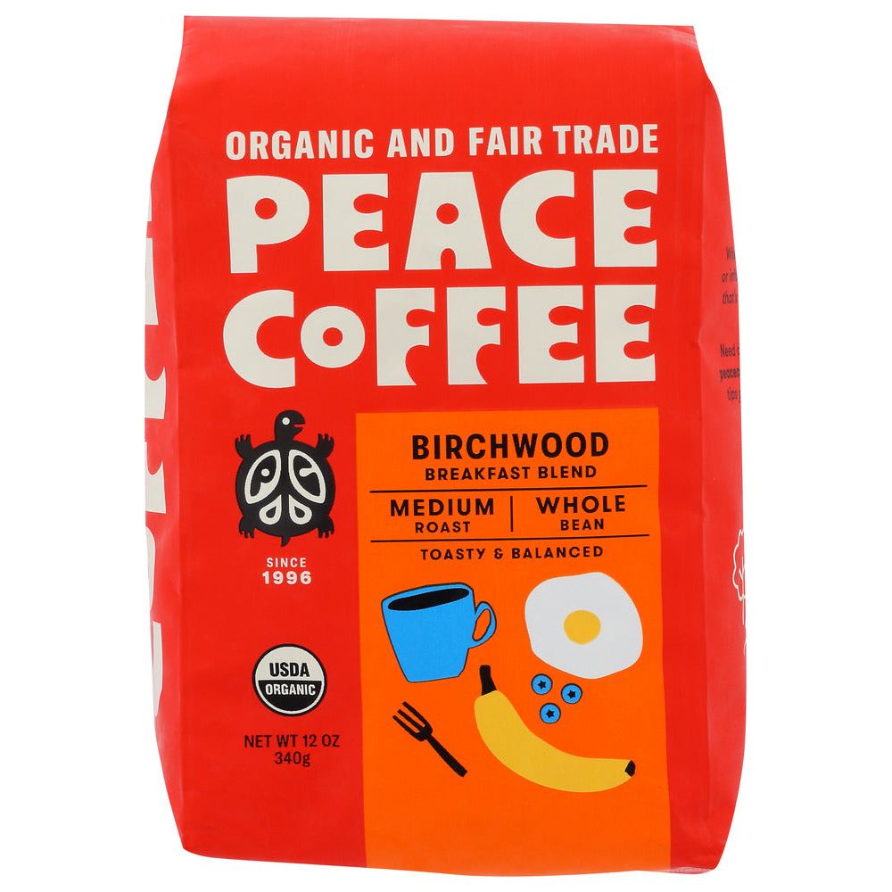 PEACE COFFEE: Coffee Whlbn Birchwood, 12 oz