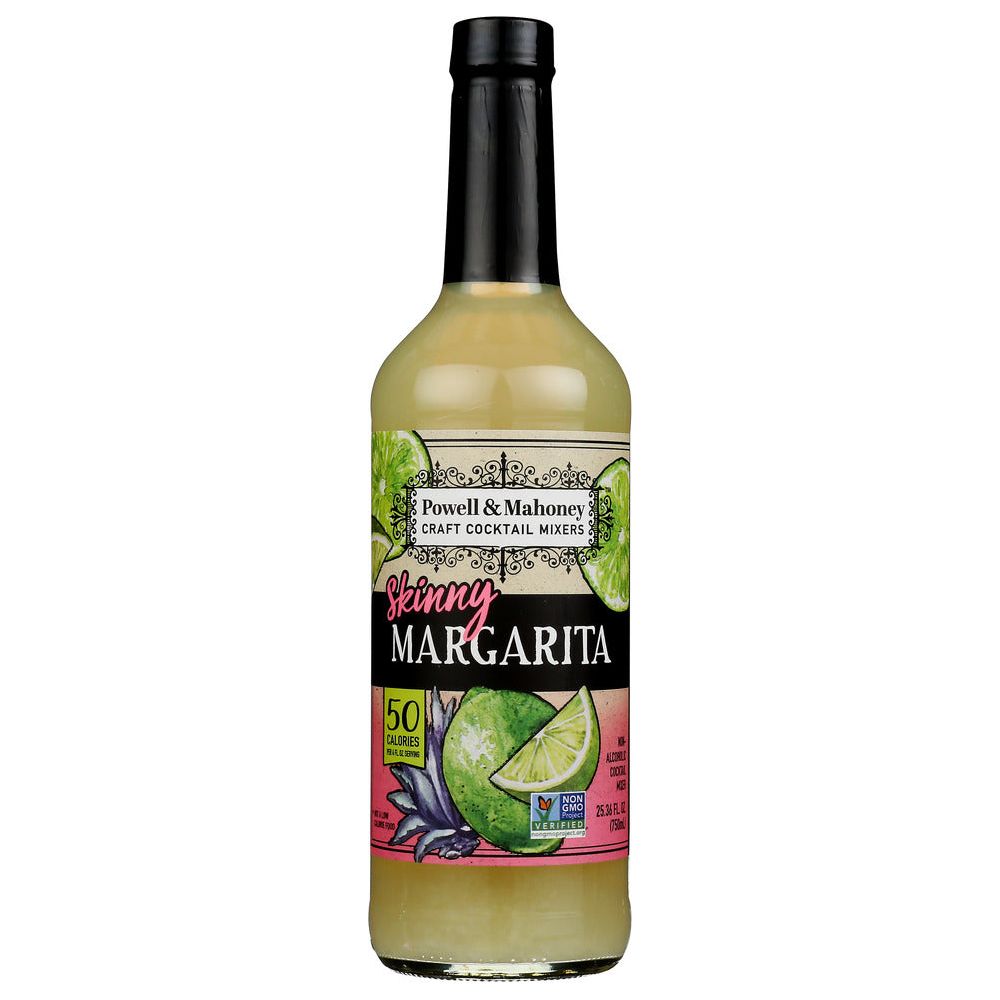 POWELL & MAHONEY: Vintage Original Low Calorie Margarita Cocktail Mixer, 750 ml