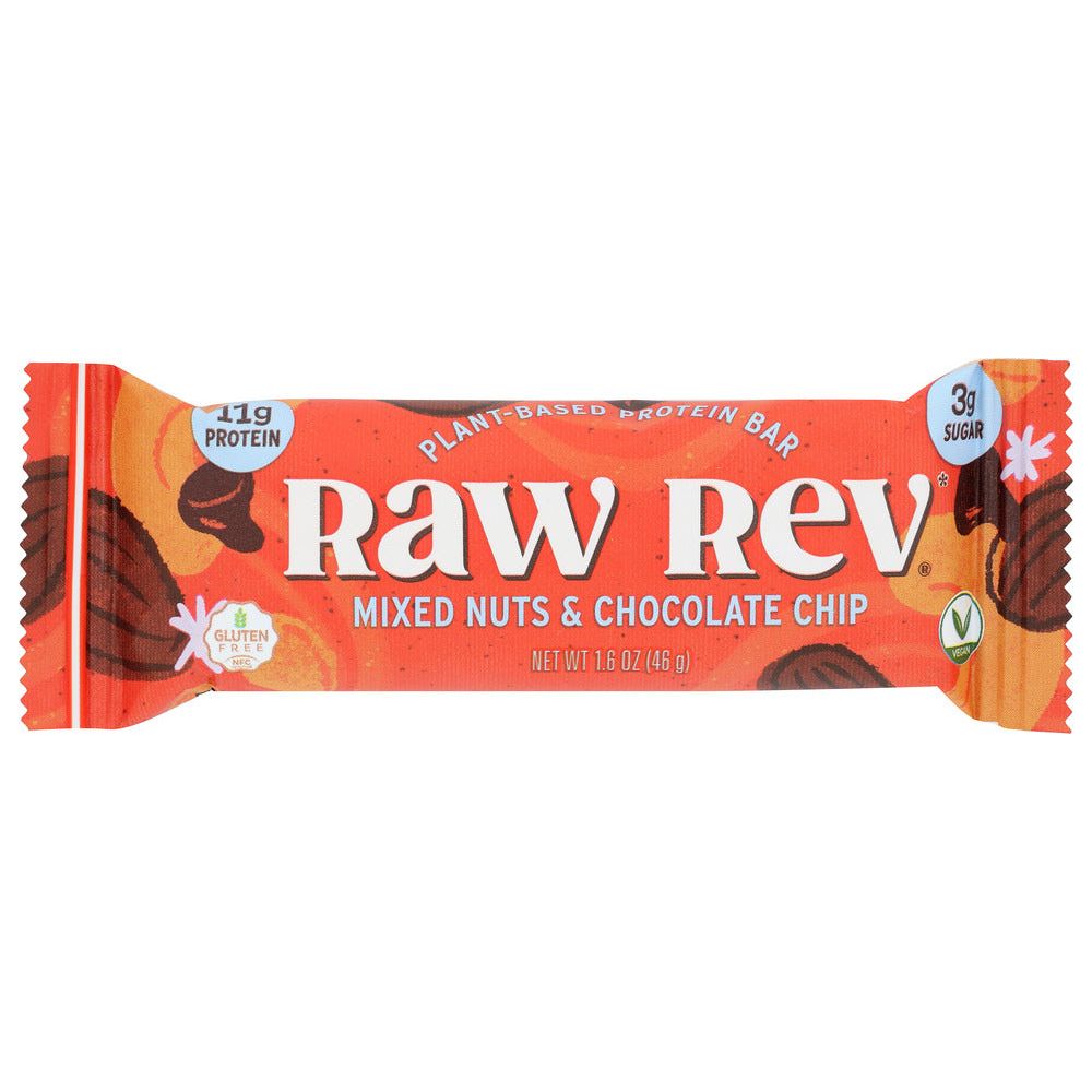 RAW REVOLUTION: Bar Mixed Nuts Caramel & Sea Salt, 1.6 oz