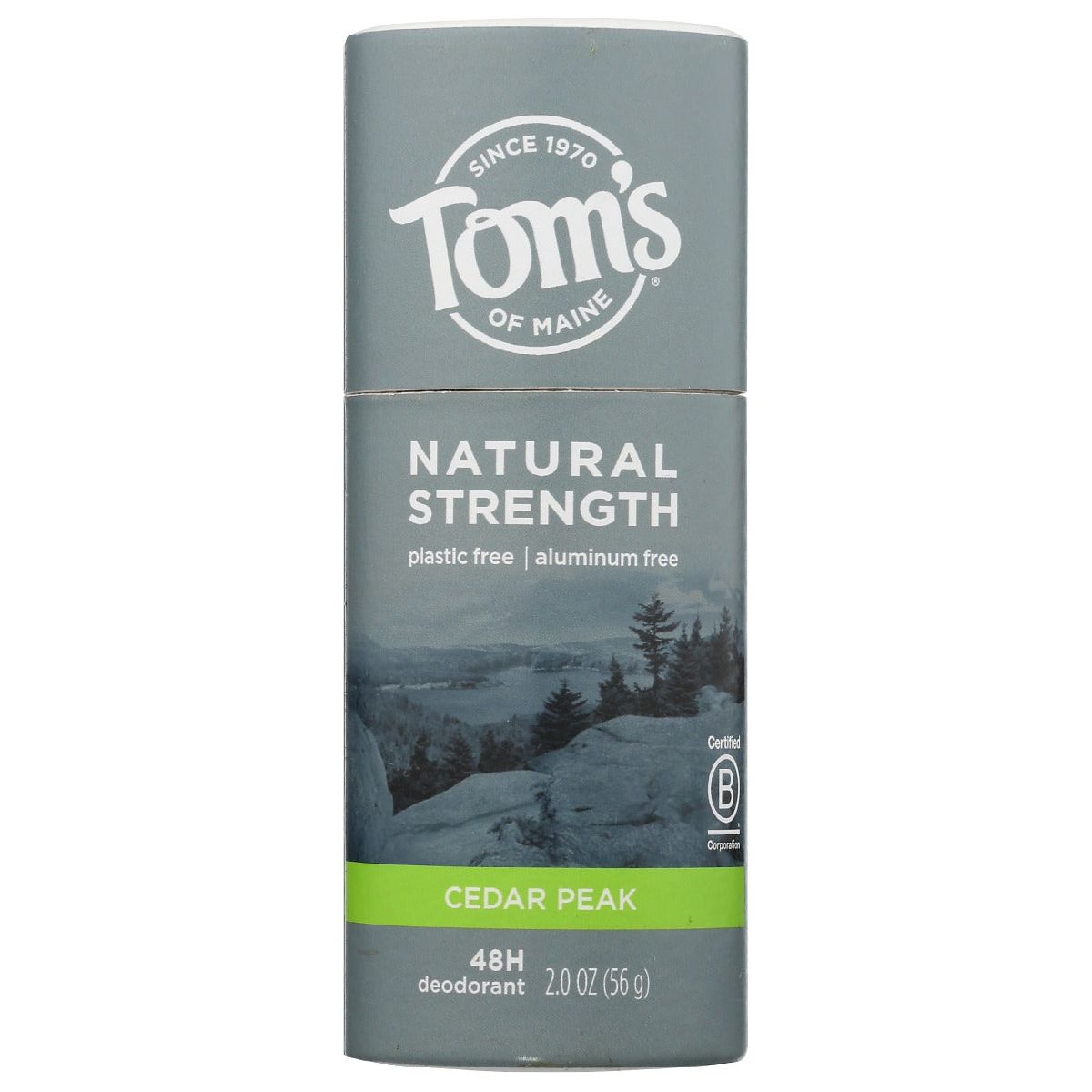 TOMS OF MAINE: Deodorant Mens Cedar Peak, 2 oz