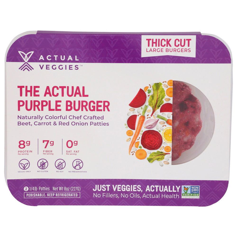 ACTUAL VEGGIES: Burger Purple, 8 oz - #tag1# - #tag2#
