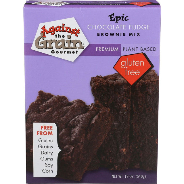 AGAINST THE GRAIN: Epic Chocolate Fudge Brownie Mix, 19 oz - #tag1# - #tag2#