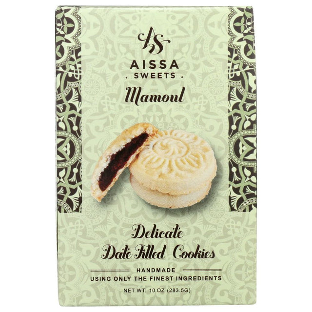 AISSA SWEETS: Date Filled Mamoul Cookies, 10 oz - #tag1# - #tag2#
