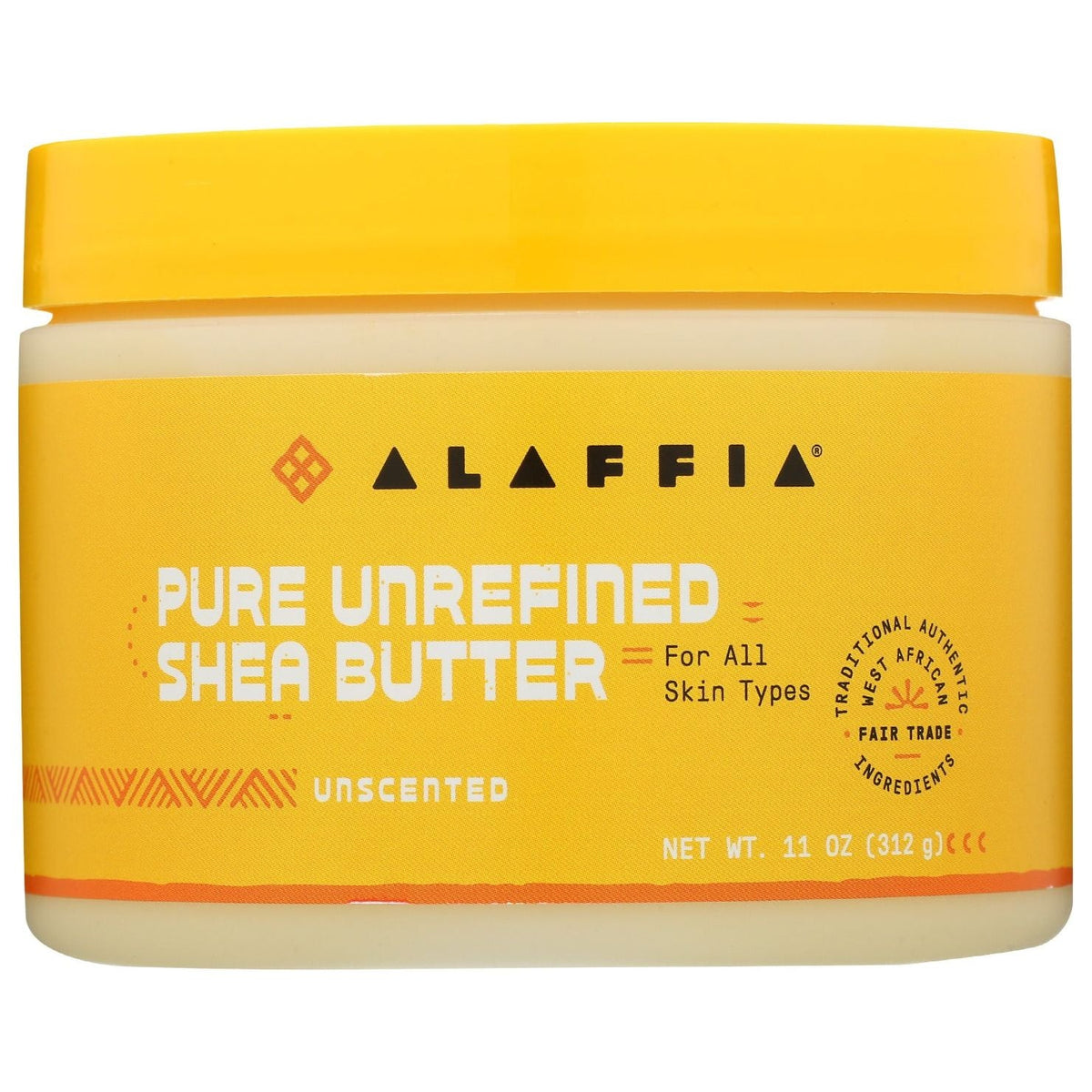 ALAFFIA: Pure Unrefined Shea Butter Unscented, 11 oz - #tag1# - #tag2#