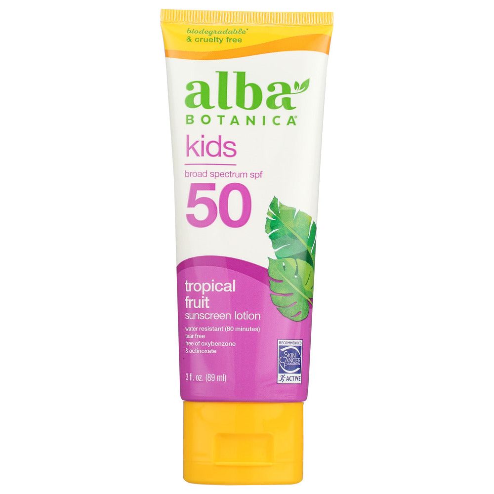 ALBA BOTANICA: Natural Very Emollient Sunscreen Kids SPF 45, 4 oz - #tag1# - #tag2#
