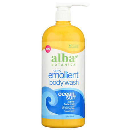 ALBA BOTANICA: Ocean Surf Very Emollient Body Wash, 32 oz - #tag1# - #tag2#