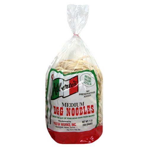 ALBERTOS: Egg Noodles Medium, 16 oz - #tag1# - #tag2#