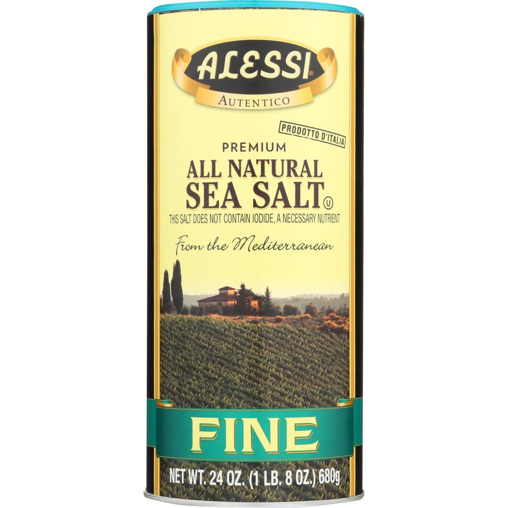 ALESSI: Fine Sea Salt, 24 oz - #tag1# - #tag2#