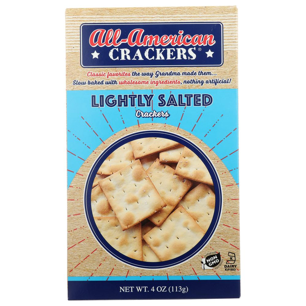 ALL AMERICAN: Lightly Salted Crackers, 4 oz - #tag1# - #tag2#