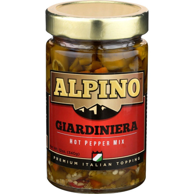 ALPINO: Gardiniera Hot Pepper Mix, 12 oz - #tag1# - #tag2#