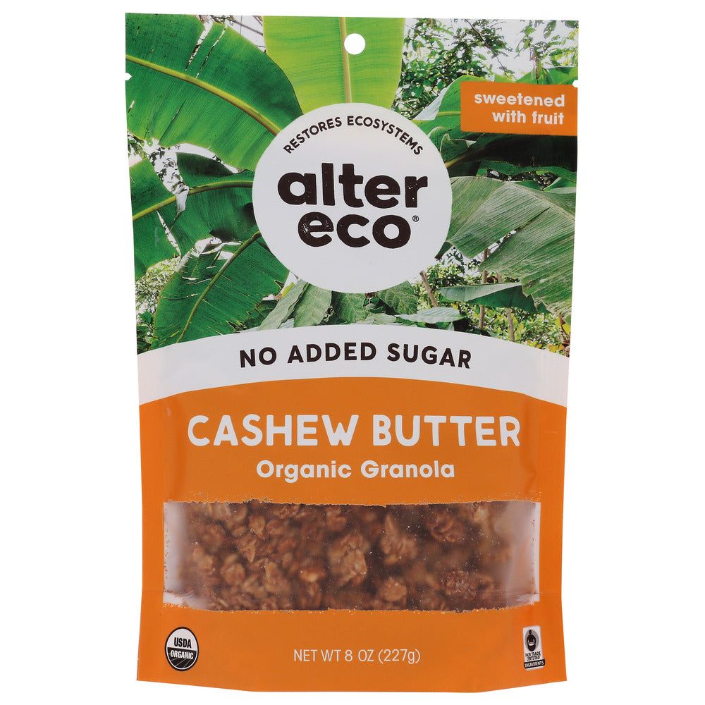 ALTER ECO: Cashew Butter Organic Granola, 8 oz - #tag1# - #tag2#
