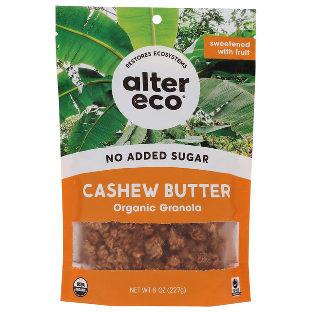 ALTER ECO: Cashew Butter Organic Granola, 8 oz - #tag1# - #tag2#