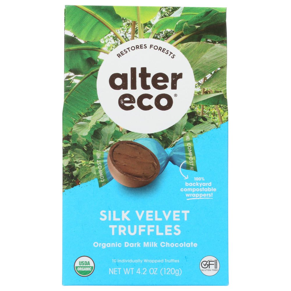 ALTER ECO: Organic Velvet Truffles Dark Milk Chocolate, 4.2 oz - #tag1# - #tag2#