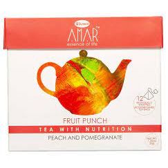 AMAR ESSENCE OF LIFE TEA WITH NUTRITION: Tea Frt Pnch Pch Pomgrnt, 1.32 oz - #tag1# - #tag2#