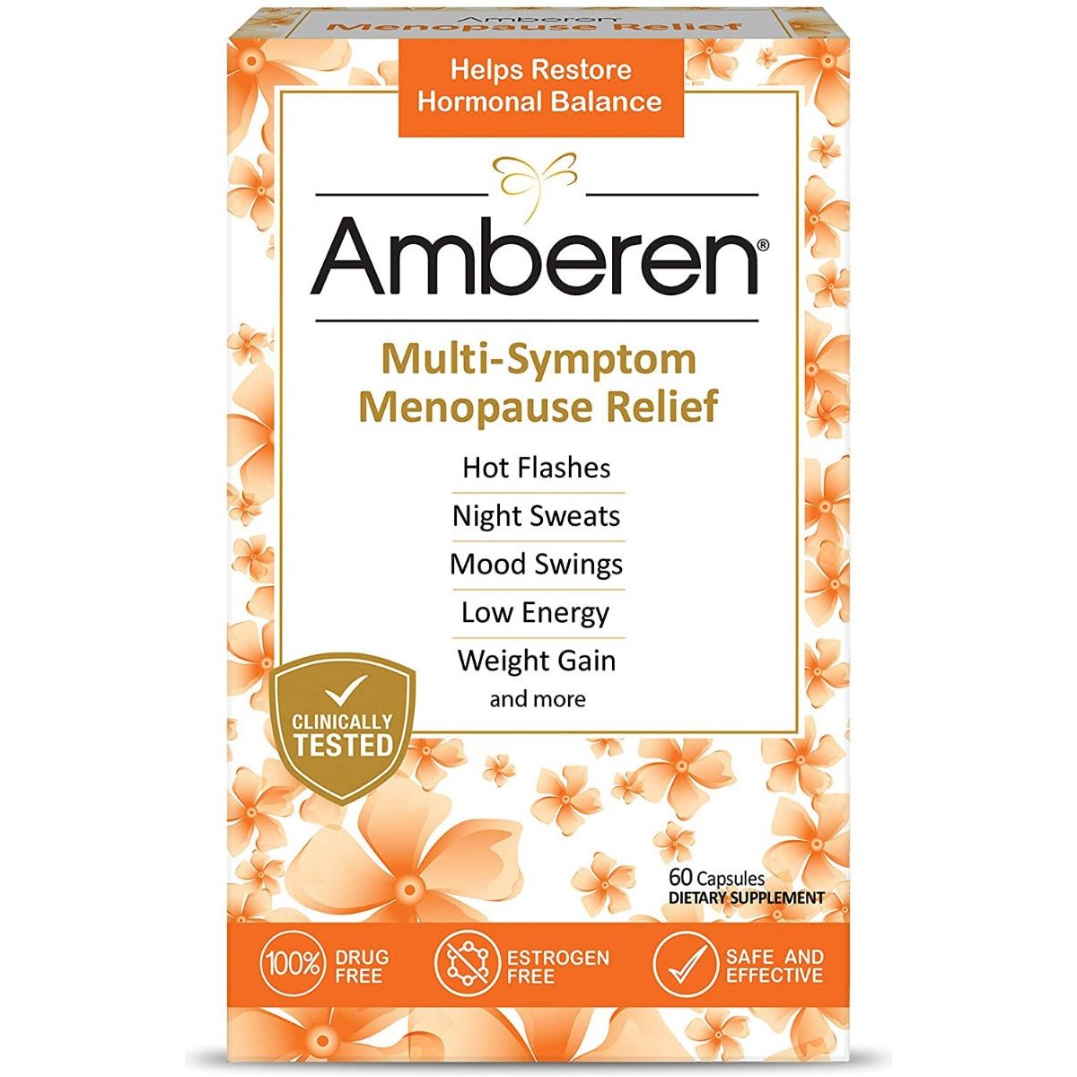 AMBEREN: Multi Symptom Menopause Relief, 60 cp - #tag1# - #tag2#