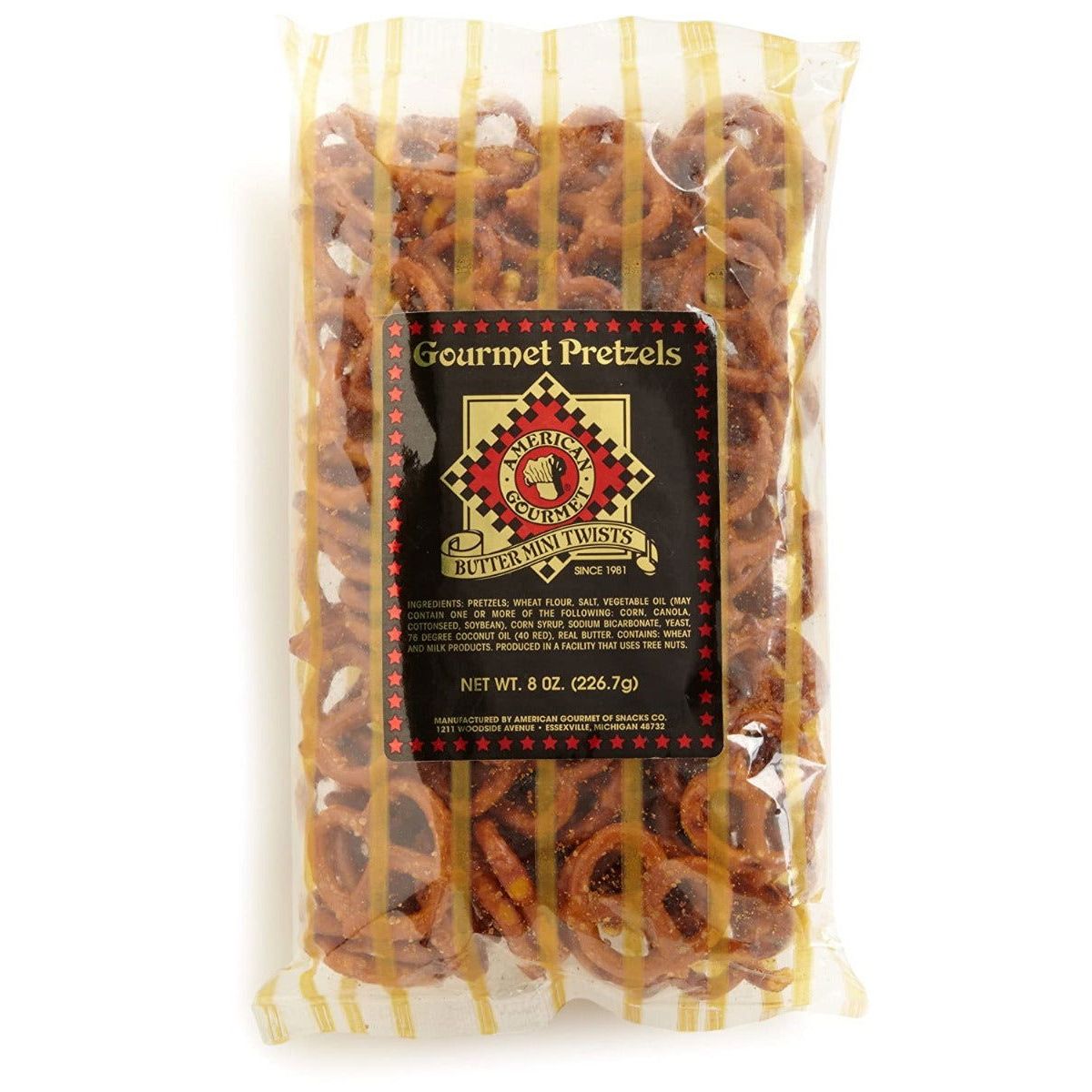 AMERICAN GOURMET: Butter Mini Twists Pretzels, 8 oz - #tag1# - #tag2#