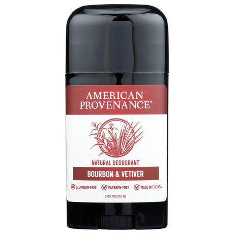 AMERICAN PROVENANCE: Bourbon and Vetiver Deodorant, 2.65 oz - #tag1# - #tag2#