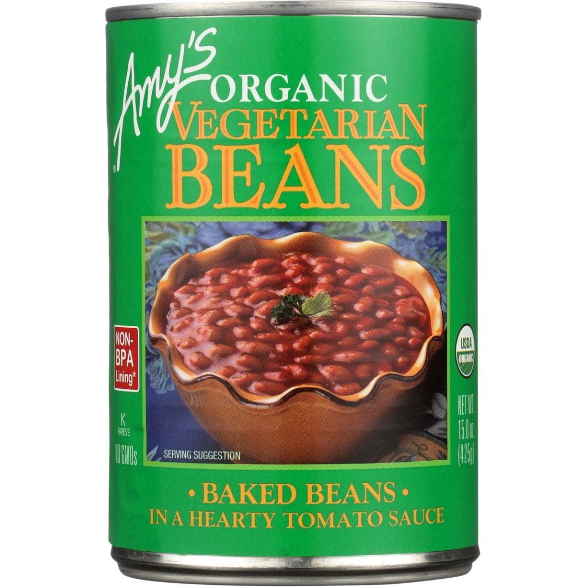 AMYS: Organic Vegetarian Baked Beans, 15 oz - #tag1# - #tag2#