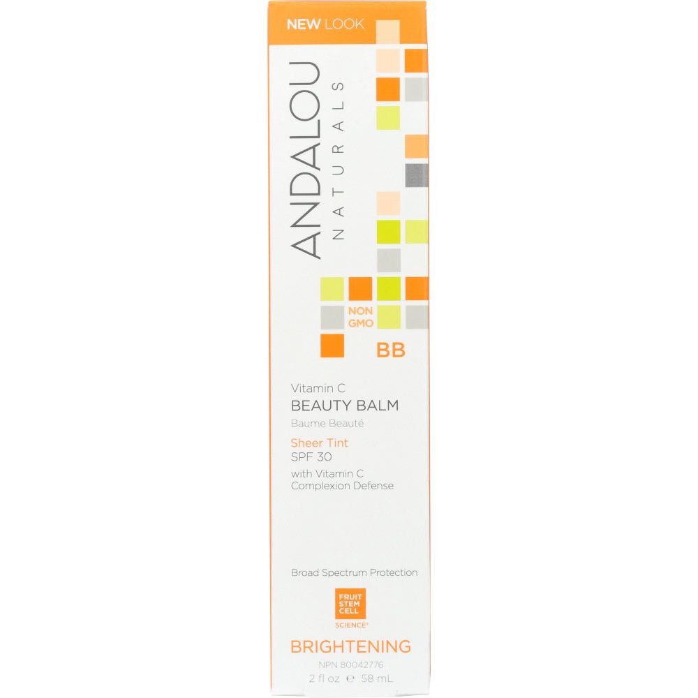 ANDALOU NATURALS: Beauty Balm Sheer Tint with SPF 30 Brightening, 2 Oz - #tag1# - #tag2#
