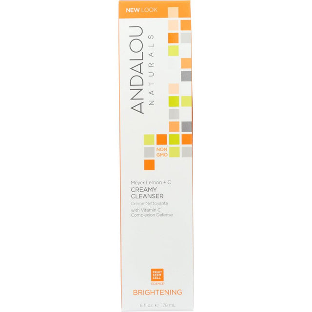 ANDALOU NATURALS: Creamy Cleanser Lemon + C, 6 oz - #tag1# - #tag2#