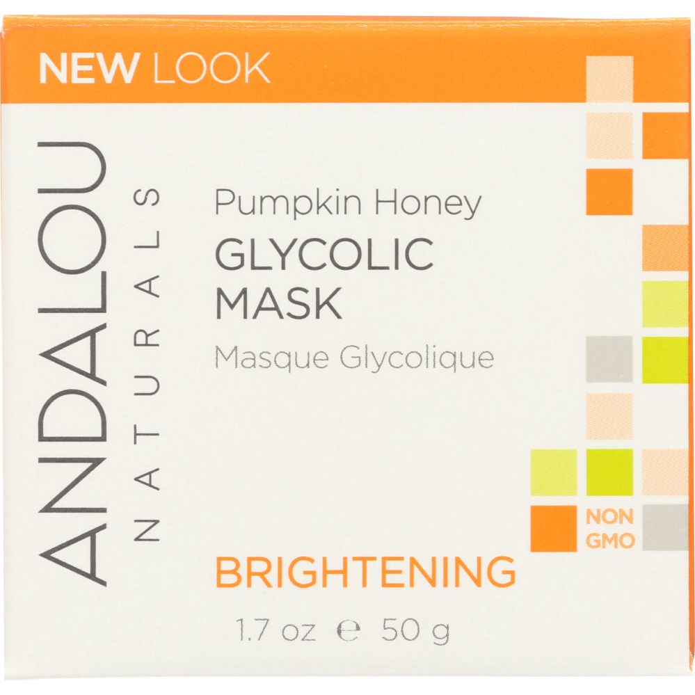 ANDALOU NATURALS: Glycolic Mask Pumpkin Honey Brightening, 1.7 oz - #tag1# - #tag2#