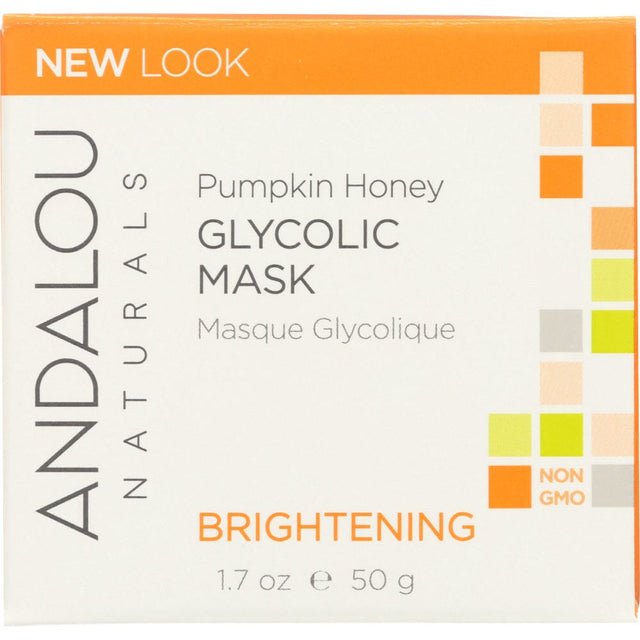 ANDALOU NATURALS: Glycolic Mask Pumpkin Honey Brightening, 1.7 oz - #tag1# - #tag2#