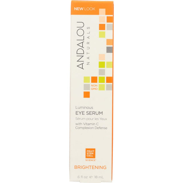 ANDALOU NATURALS: Luminous Eye Serum Brightening, 0.6 Oz - #tag1# - #tag2#