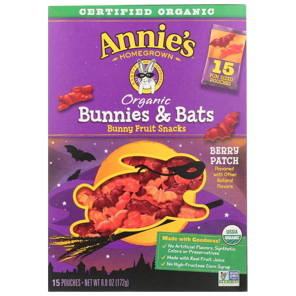 ANNIES HOMEGROWN: Fruit Snack Hllween Berry, 6 oz - #tag1# - #tag2#
