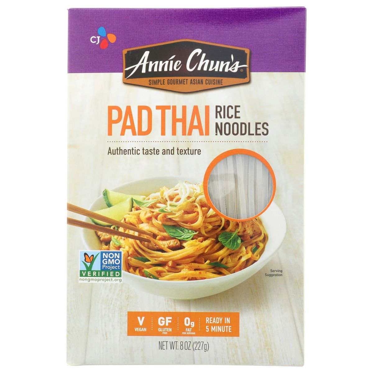 ANNIE CHUNS: Pad Thai Rice Noodles, 8 oz - #tag1# - #tag2#