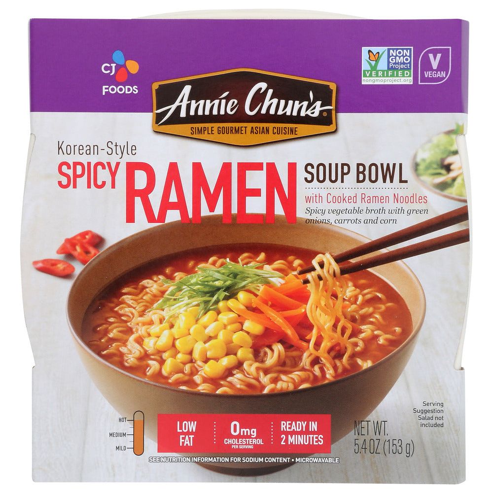 ANNIE CHUNS: Ramen Spicy Korean, 5.4 OZ - #tag1# - #tag2#