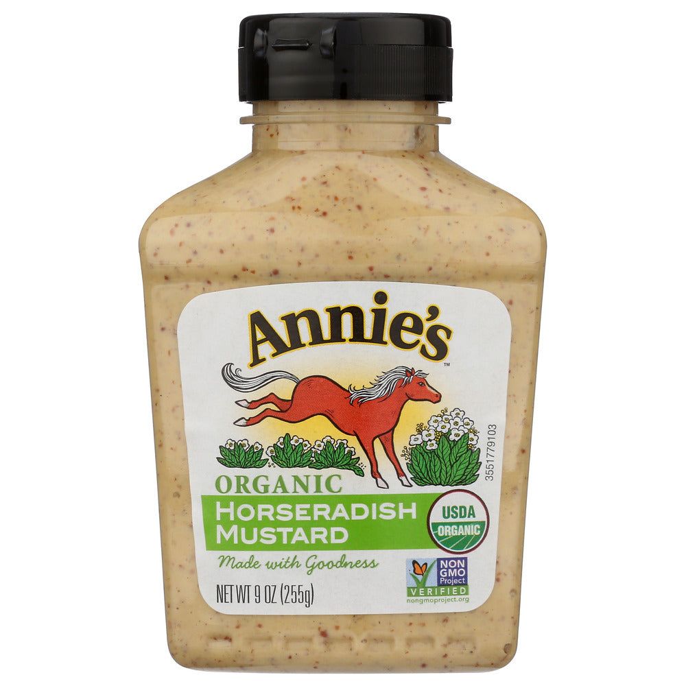 ANNIE'S NATURALS: Organic Horseradish Mustard, 9 oz - #tag1# - #tag2#