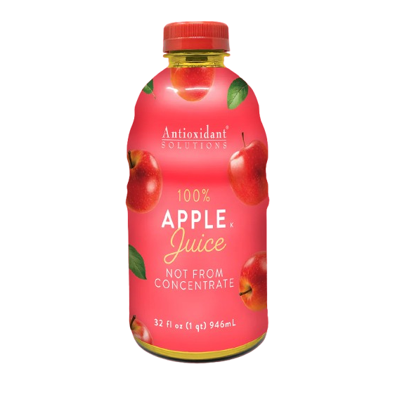 ANTIOXIDANT SOLUTIONS: 100 Percent Apple Juice Not From Concentrate, 32 fo - #tag1# - #tag2#