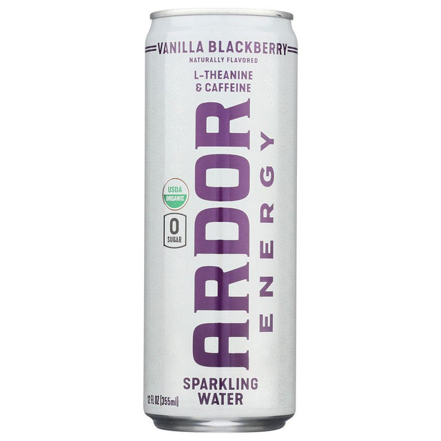 ARDOR ORGANIC INC: Vanilla Blackberry Sparkling Water, 12 fo - #tag1# - #tag2#