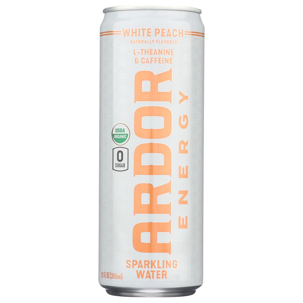 ARDOR ORGANIC INC: Water Sprkl White Peach, 12 fo - #tag1# - #tag2#