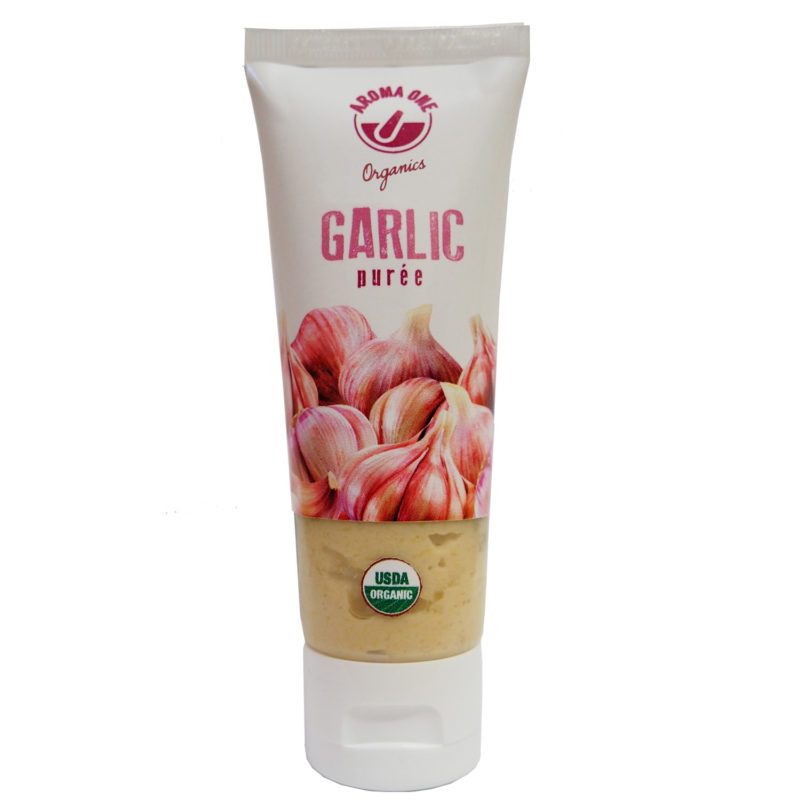AROMA ONE: Organic Garlic Puree, 2.8 oz - #tag1# - #tag2#
