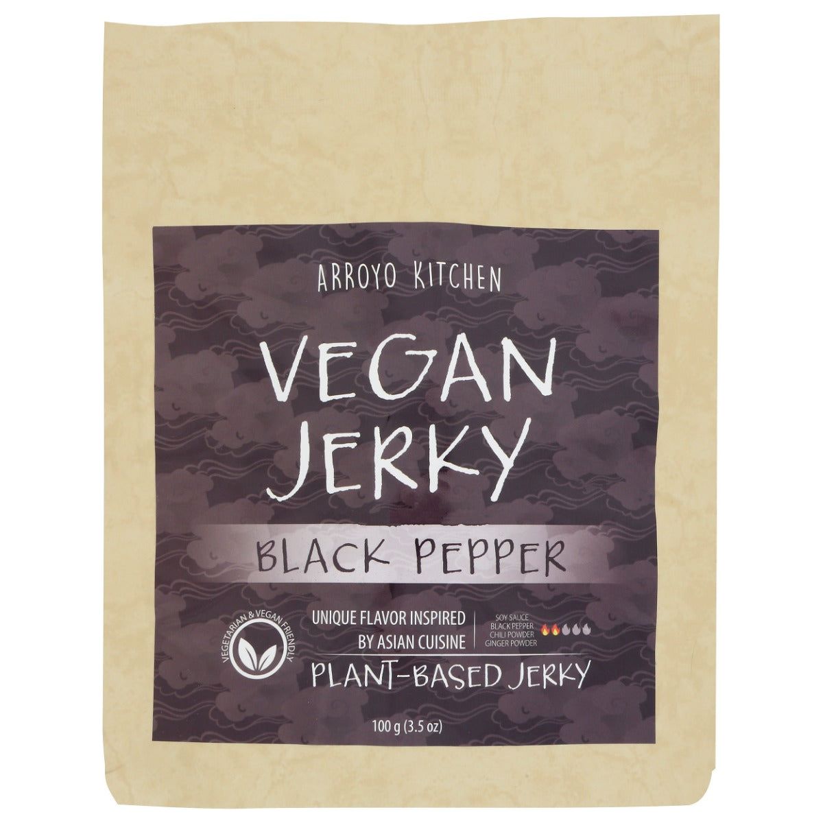 ARROYO KITCHEN: Jerky Plnt Bsd Blk Peppr, 3.5 OZ - #tag1# - #tag2#