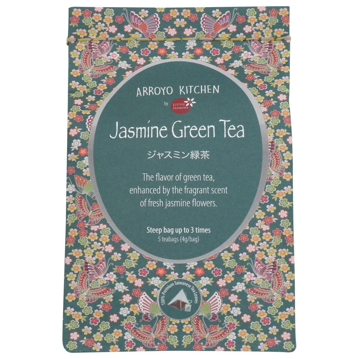 ARROYO KITCHEN: Tea Bag Grn Jasmine 5ct, 0.7 oz - #tag1# - #tag2#