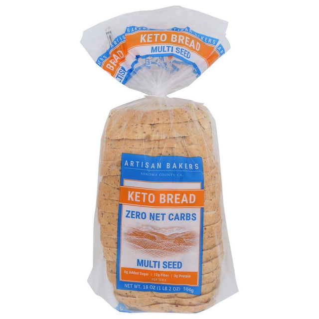 ARTISAN BAKERS: Keto Bread Multi Seed, 18 oz - #tag1# - #tag2#