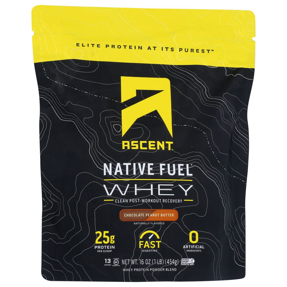 ASCENT: Whey Protein Native Choc, 1 lb - #tag1# - #tag2#
