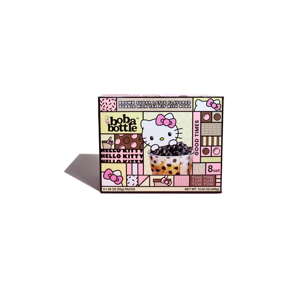 ASHA: Hello Kitty Boba Kit Brown Sugar Milk Tea, 15.52 oz - #tag1# - #tag2#