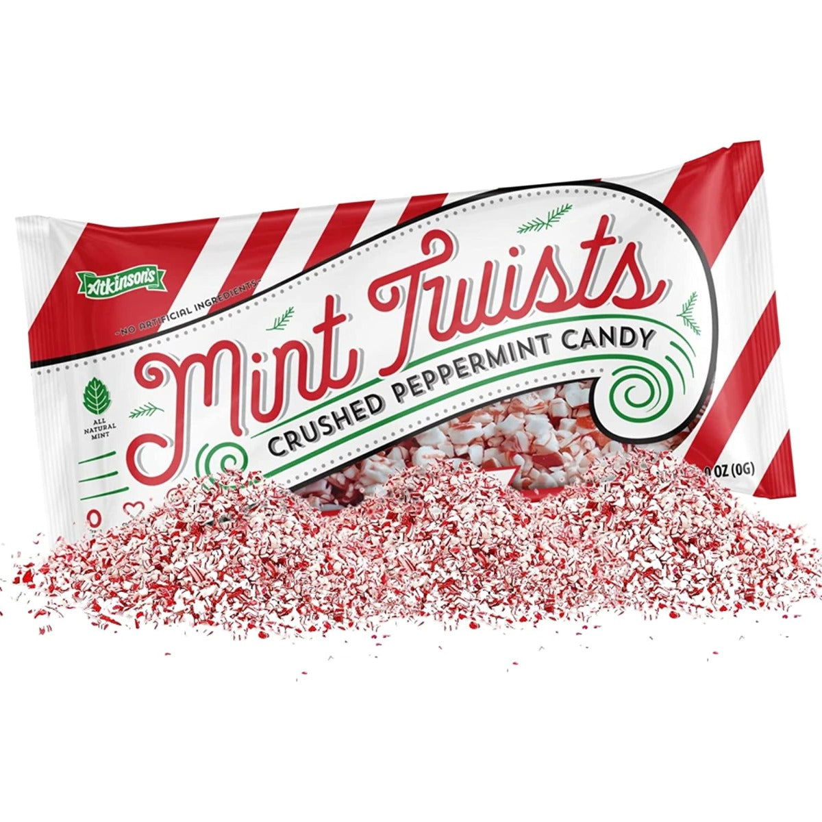 ATKINSONS: Crushed Mint Twists, 8 oz - #tag1# - #tag2#
