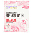 AURA CACIA: Aromatherapy Mineral Bath Comforting Geranium, 2.5 Oz - #tag1# - #tag2#