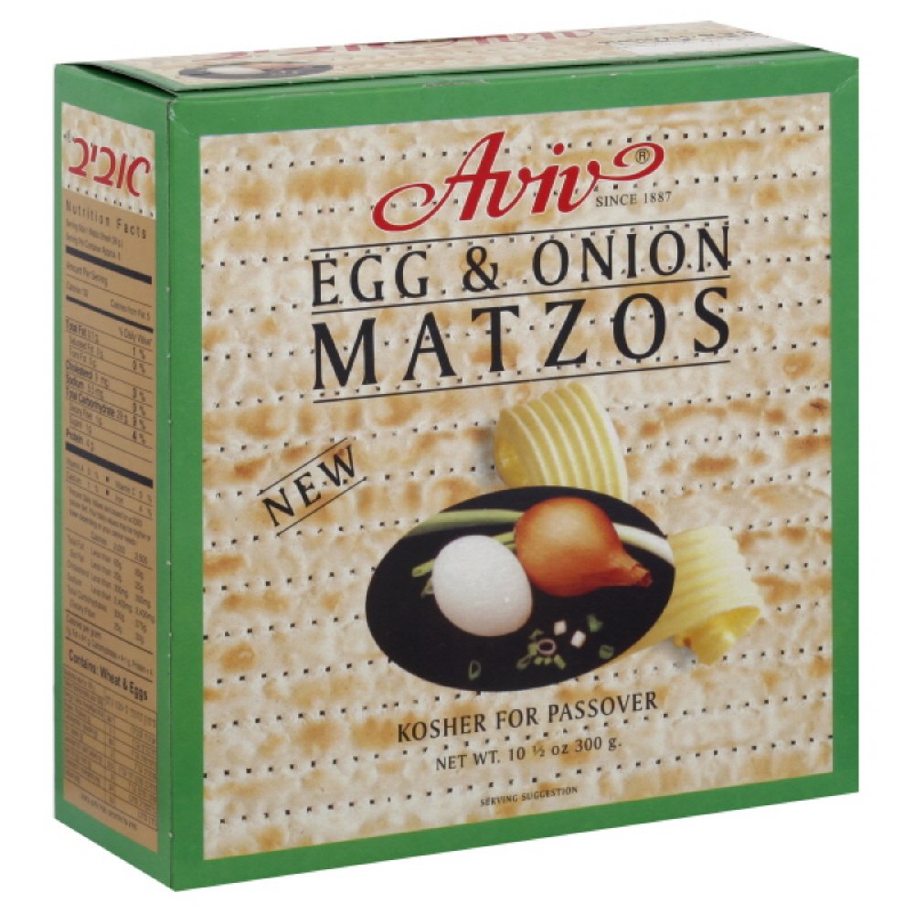 AVIV: Egg & Onion Matzos, 10.5 oz - #tag1# - #tag2#