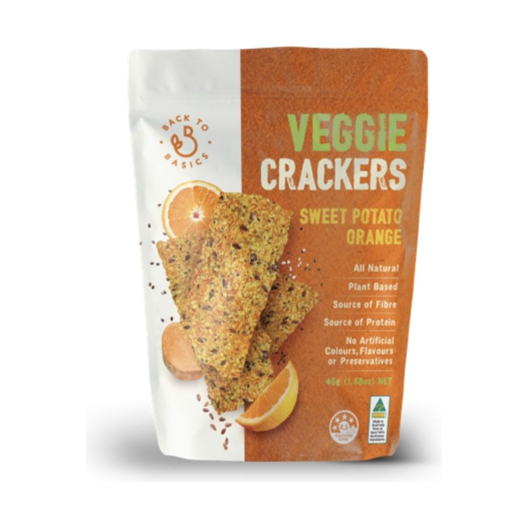 BACK TO BASICS: Crackers Sweet Pot Orange, 1.59 oz - #tag1# - #tag2#