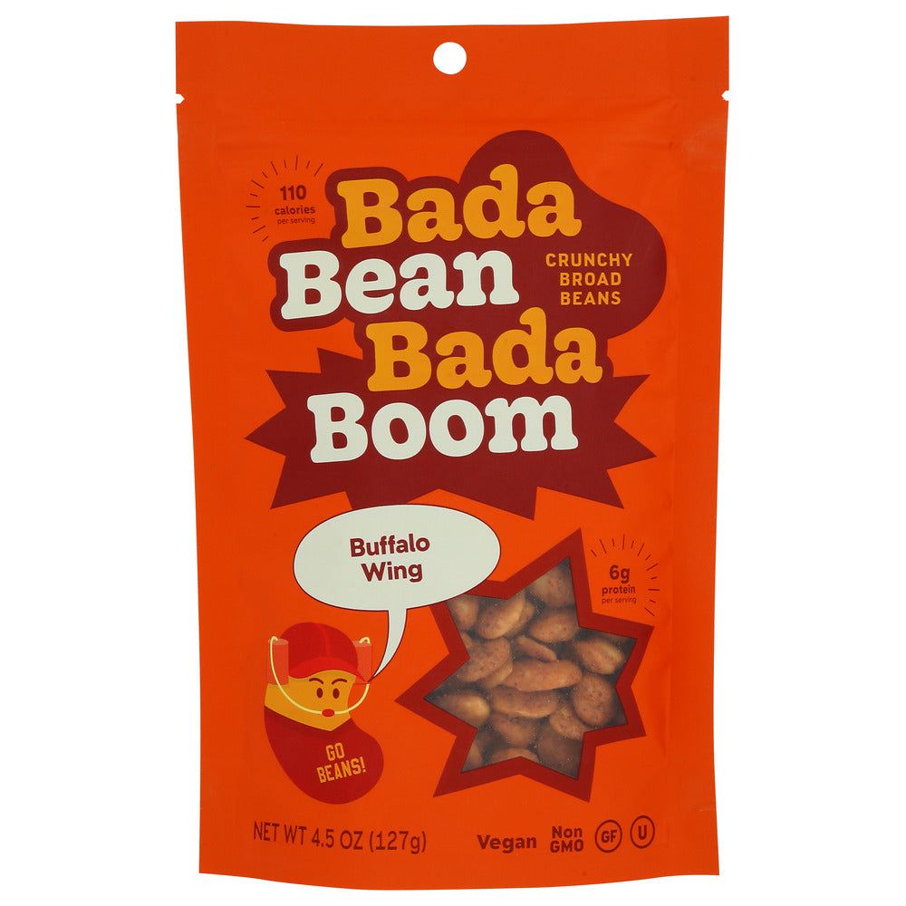 BADA BEAN BADA BOOM: Snack Bean Buffalo Wing, 4.5 oz - #tag1# - #tag2#
