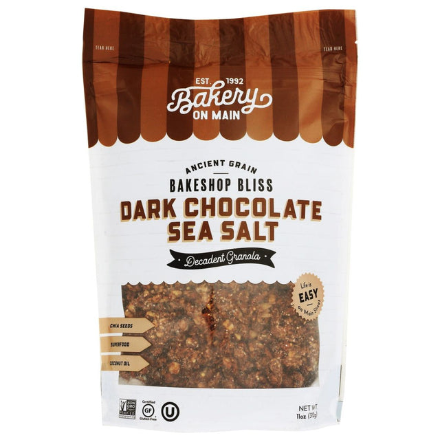 BAKERY ON MAIN: Dark Chocolate Sea Salt Granola, 11 oz - #tag1# - #tag2#