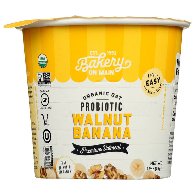 BAKERY ON MAIN: Oatmeal Cup Wlnt Bnna Org, 1.9 oz - #tag1# - #tag2#