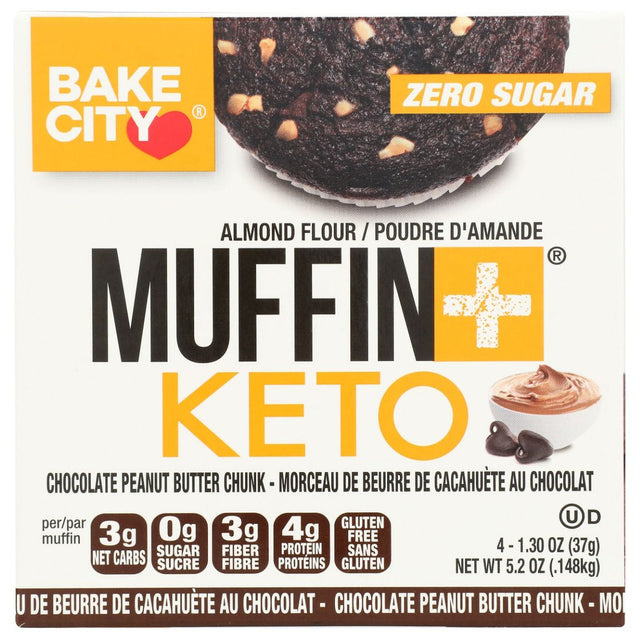 BAKE CITY: Muffin Chocolate Peanut Butter, 5.2 oz - #tag1# - #tag2#