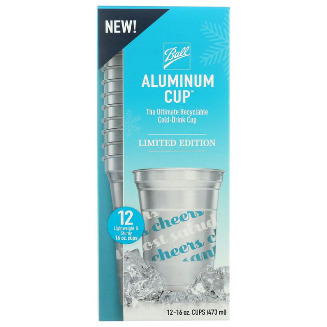 BALL: Cup Aluminum Holiday, 12 ea - #tag1# - #tag2#